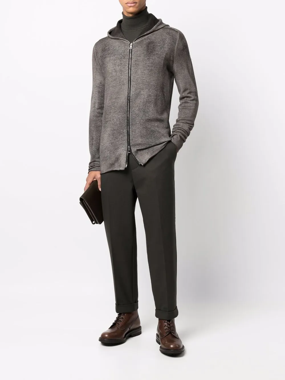 фото Emporio armani прямые брюки со складками