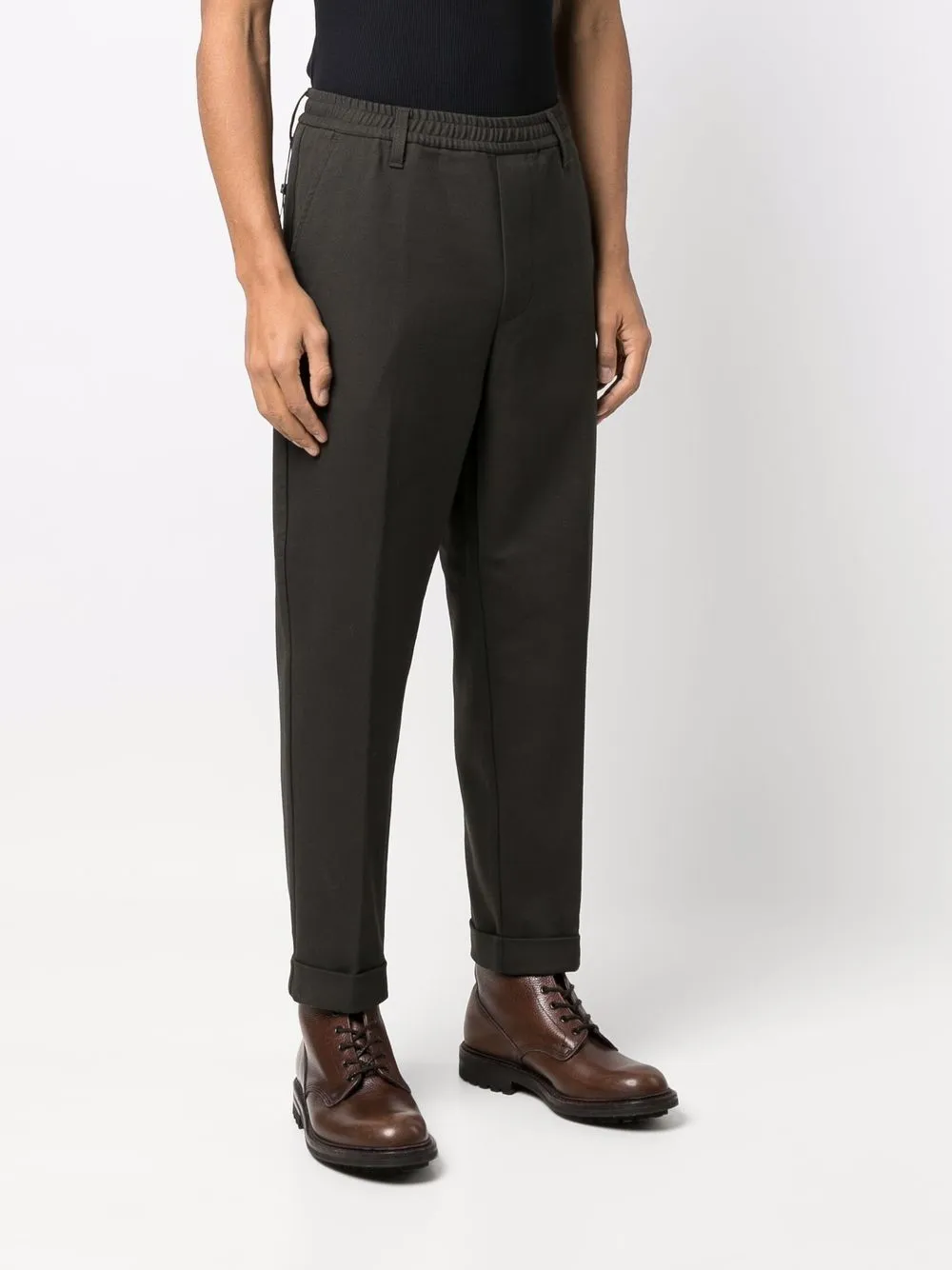 фото Emporio armani прямые брюки со складками