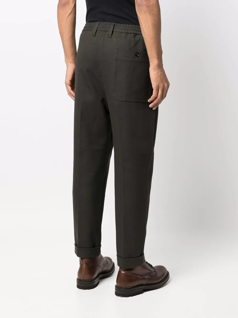 фото Emporio armani прямые брюки со складками