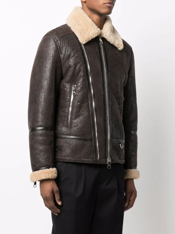 neil barrett shearling jacket