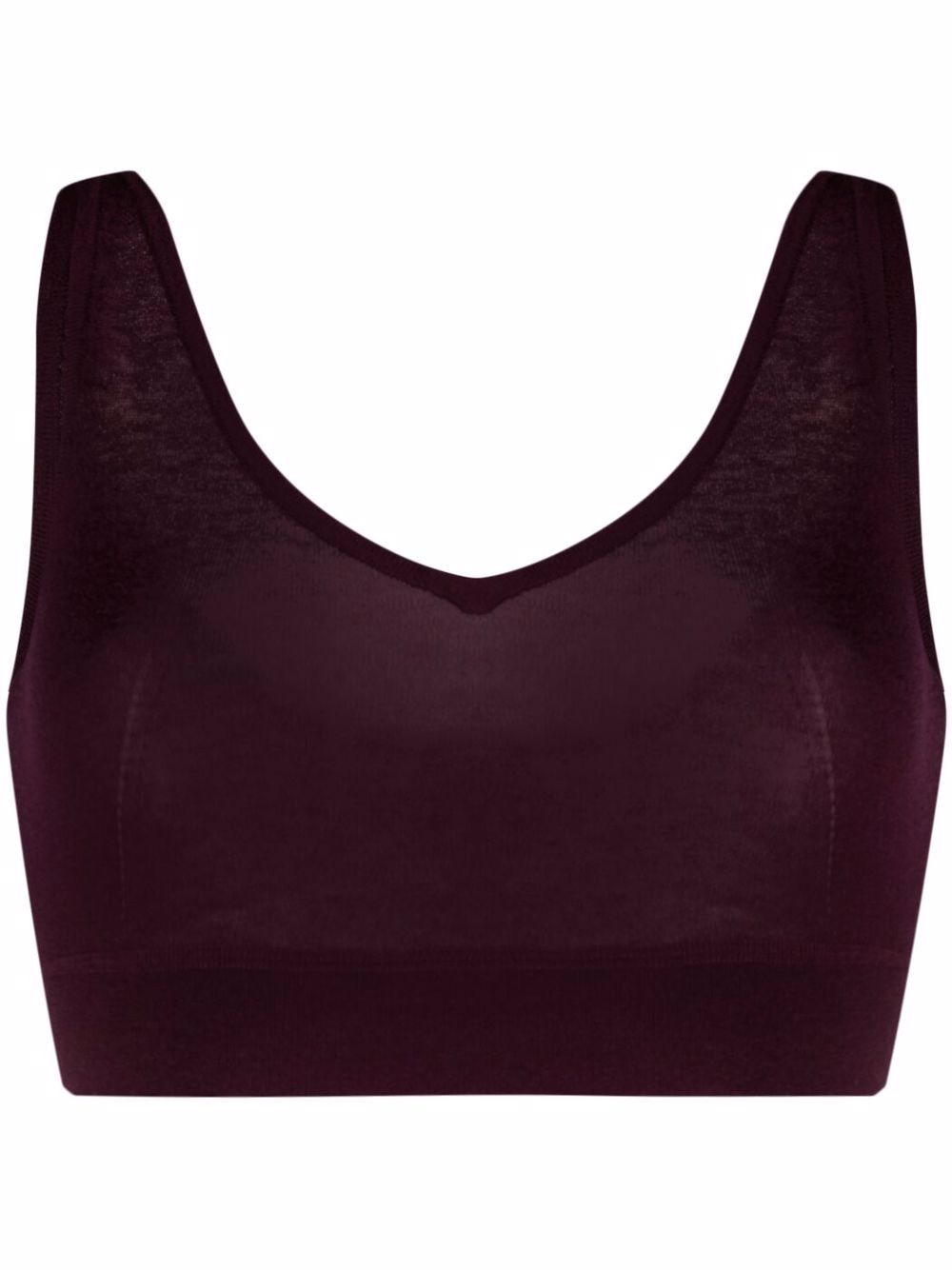 ERES Divine cashmere crop top - Red