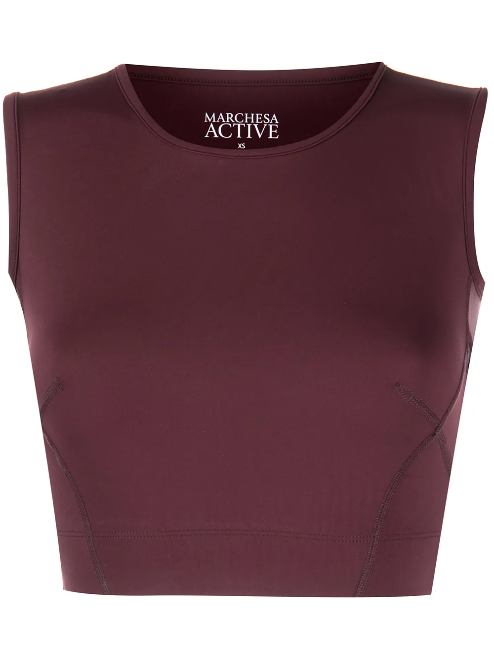 

Marchesa Notte Diane cropped tank top - Red