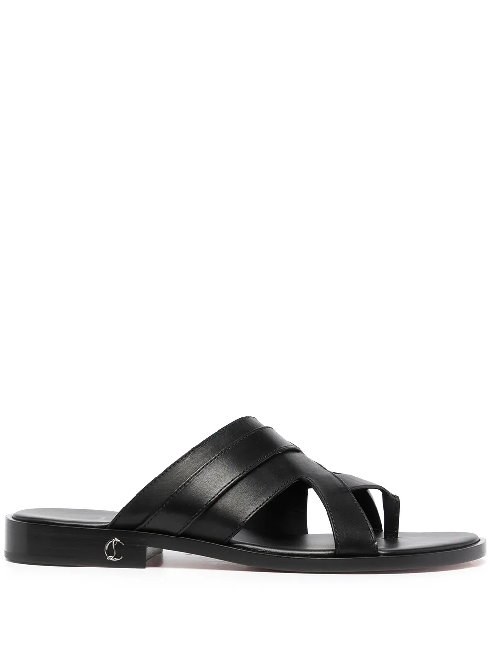 Christian Louboutin Sinouhe leather sandals | Black | Image 1