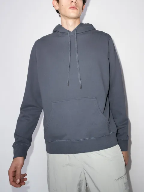 Sunspel Long Sleeve Cotton Hoodie Farfetch