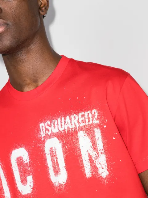 Dsquared2 Spray Icon Cotton T-shirt 