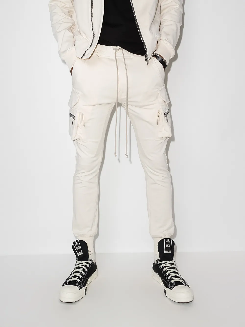 фото Rick owens спортивные брюки mastadon с кулиской