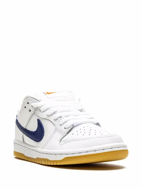 Nike SB Dunk Low Pro ISO Orange Label "White/Navy" sneakers CZ2249 - 1