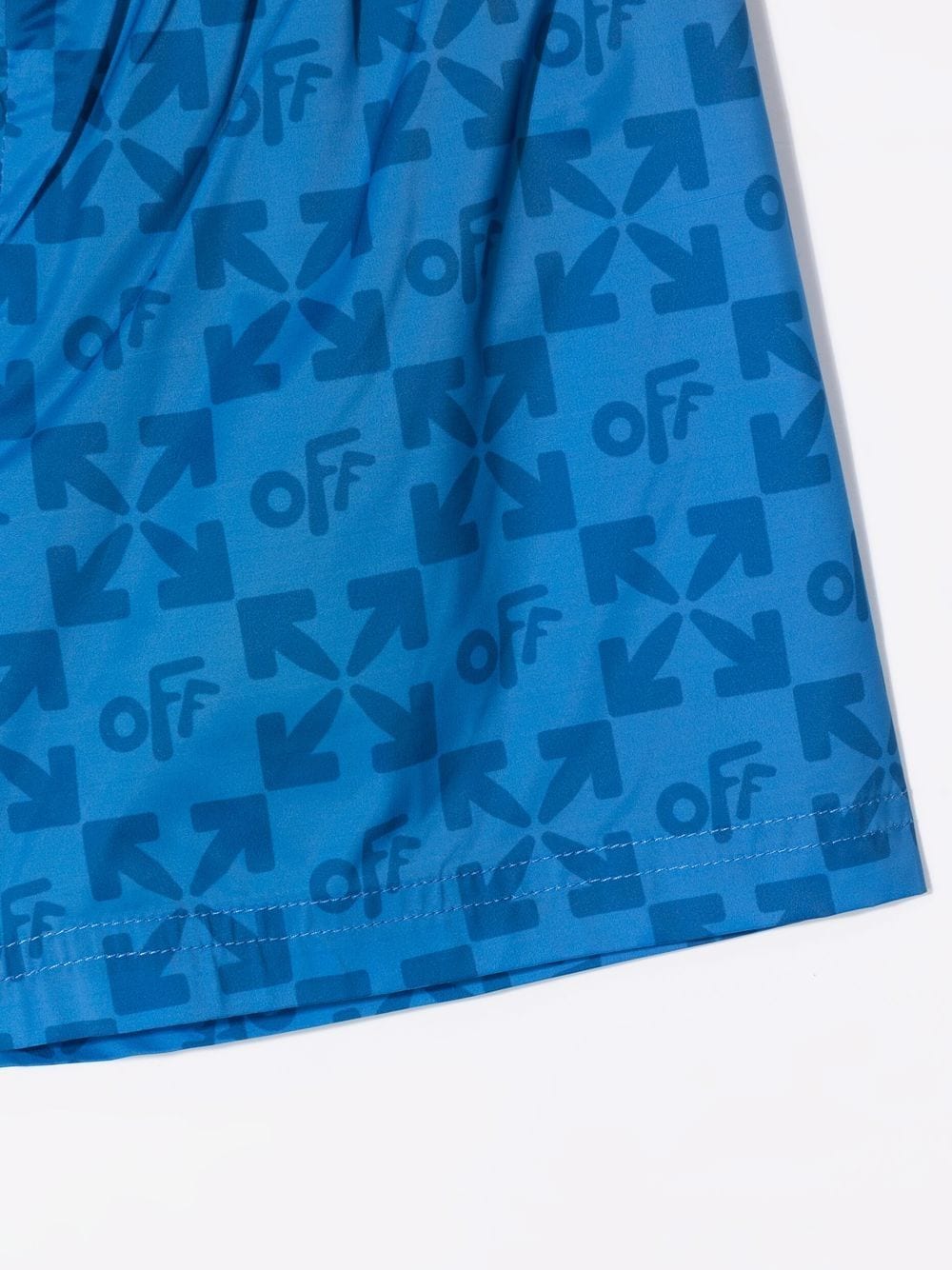 Off-White Kids monogram-print Swim Shorts - Farfetch