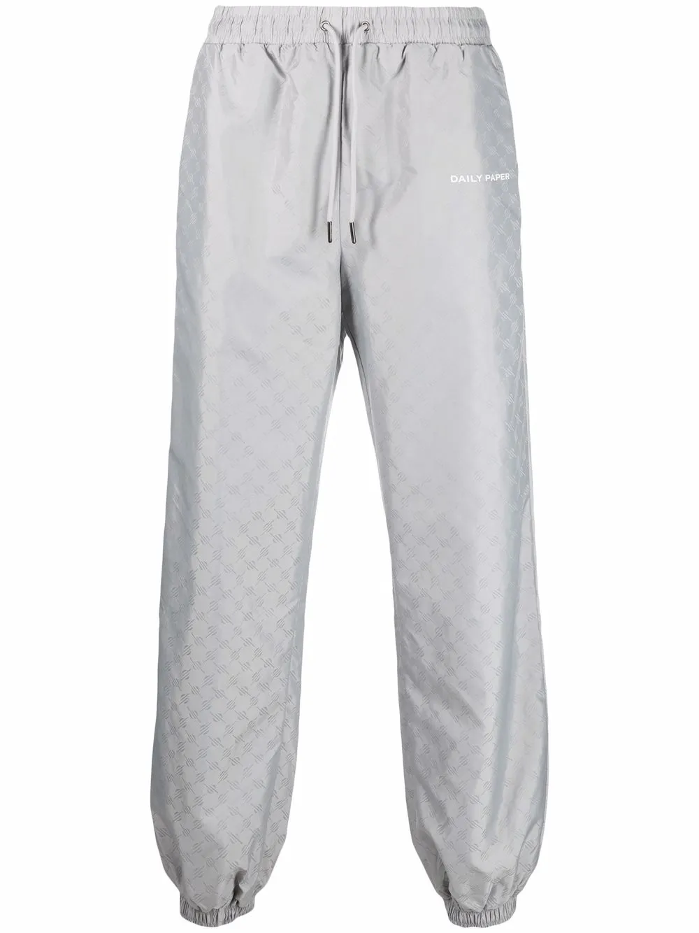 Daily Paper pants con cordones en la pretina - Gris