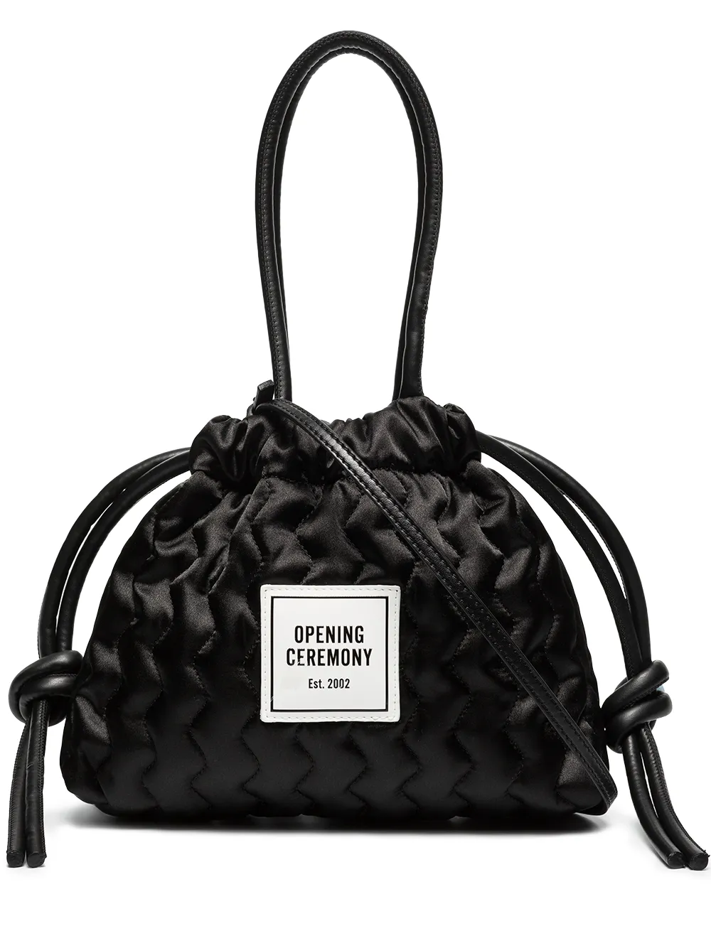 

Opening Ceremony Marshmallow matelassé tote bag - Black