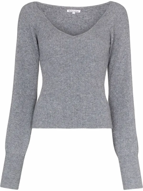 reformation hart cashmere sweater