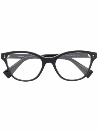 Cat eye 2025 glasses miu miu