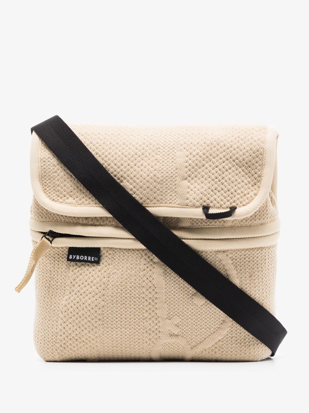 knitted messenger bag