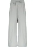 BYBORRE drop-crotch cropped track pants - Grey
