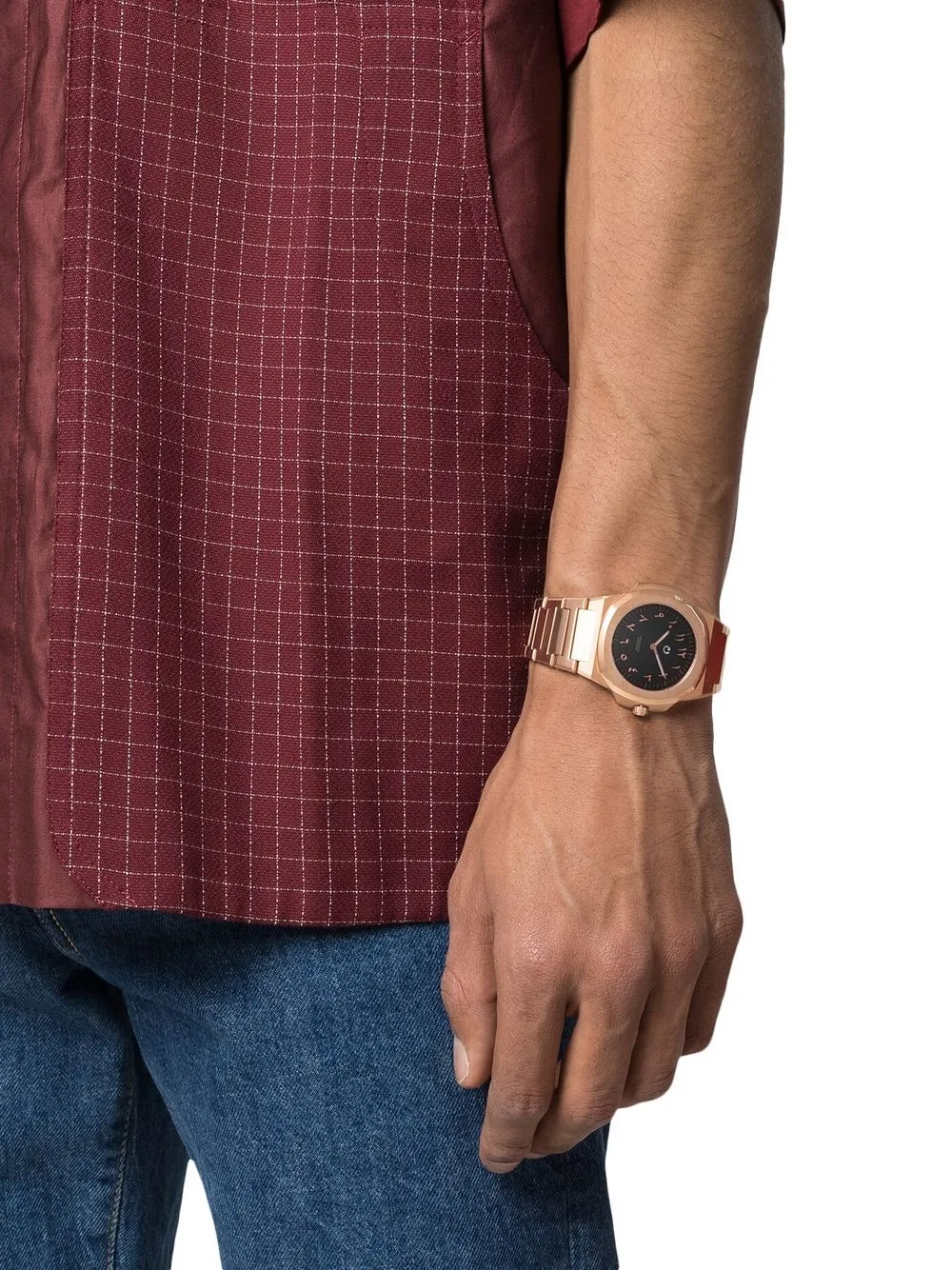 NUUN OFFICIAL Montre Arabic Rosegold horloge - Roze