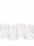 Seletti set of 4 glasses - White