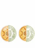 Seletti hybrid-print plate - Green