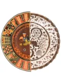 Seletti hybrid-print plate - Brown
