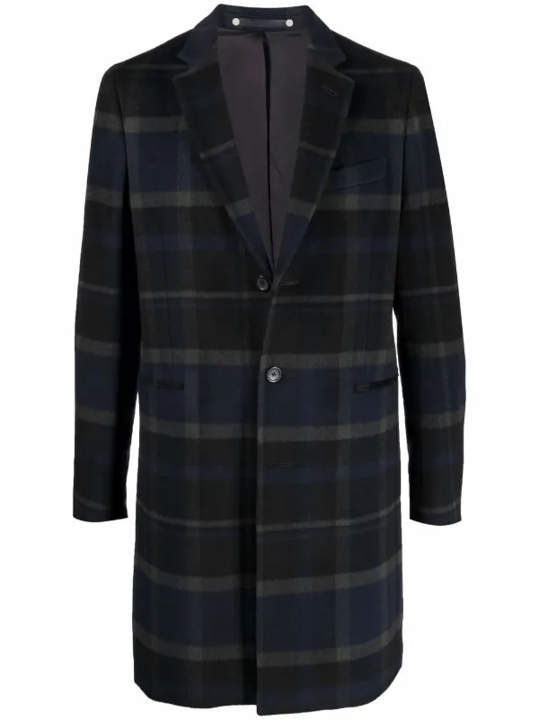 paul smith check coat