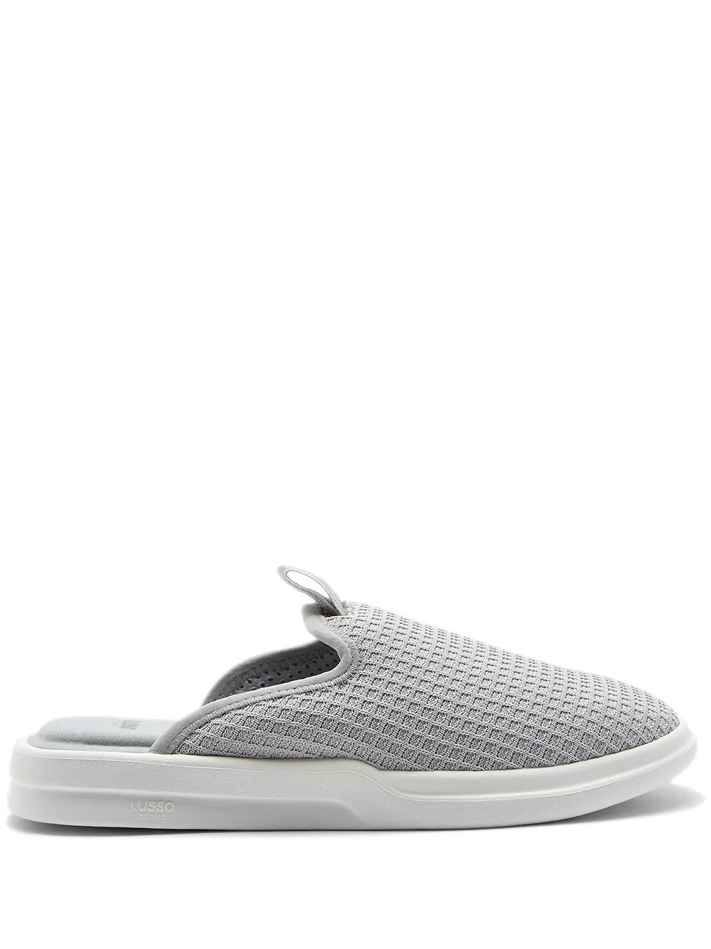 

Lusso waffle-effect slippers - Grey