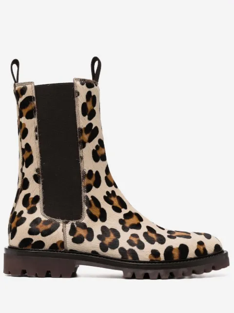 Scarosso Nick Wooster leopard boots