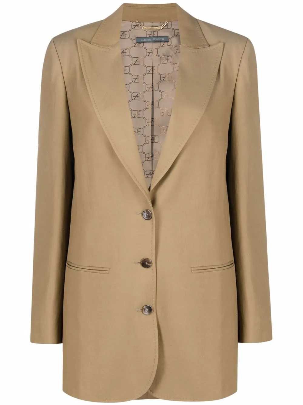 Alberta Ferretti single-breasted blazer