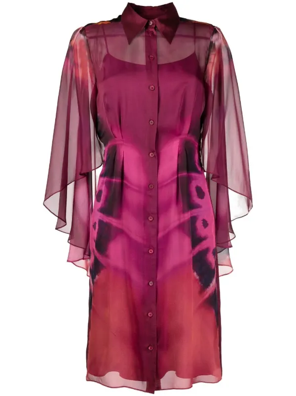 Butterfly shirt dress Clearance