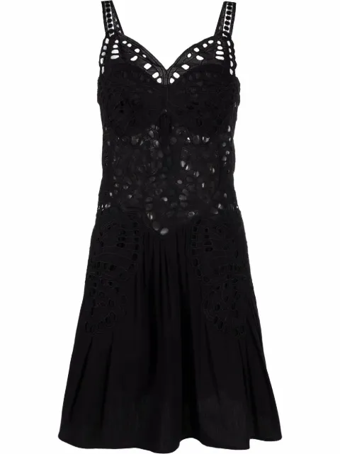 Alberta Ferretti vestido con estilo de encaje