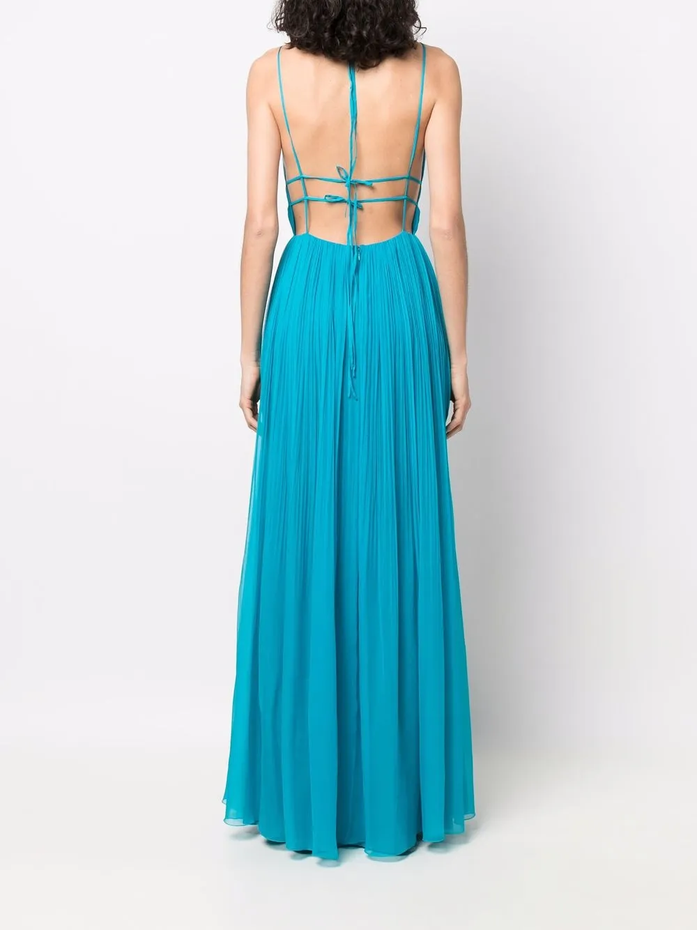 Alberta Ferretti pleated sleeveless maxi dress | Clothing | Image 4
