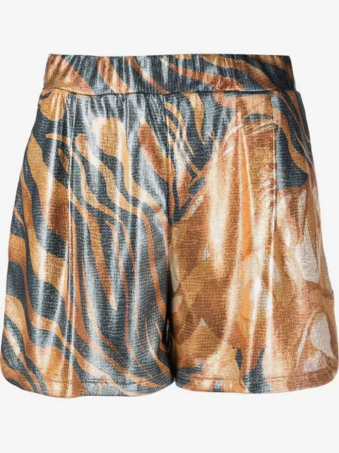 Alberta Ferretti Shorts con stampa