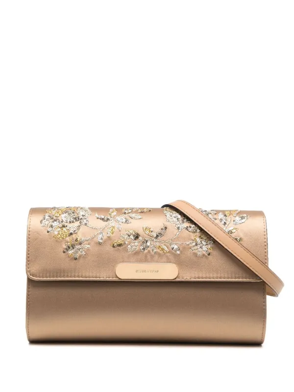 floral sequin bag