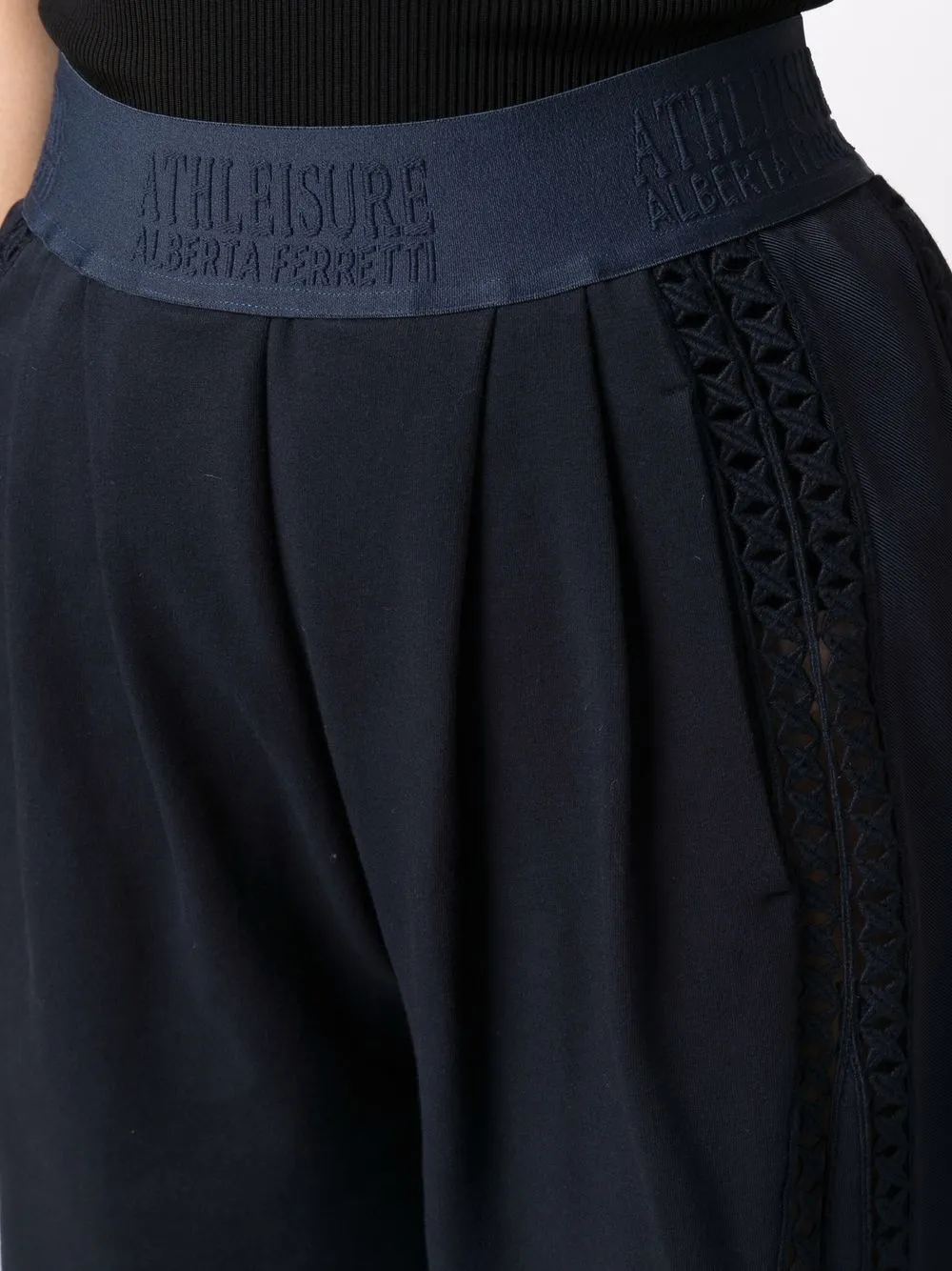 Alberta Ferretti Shorts met uitgesneden detail Blauw