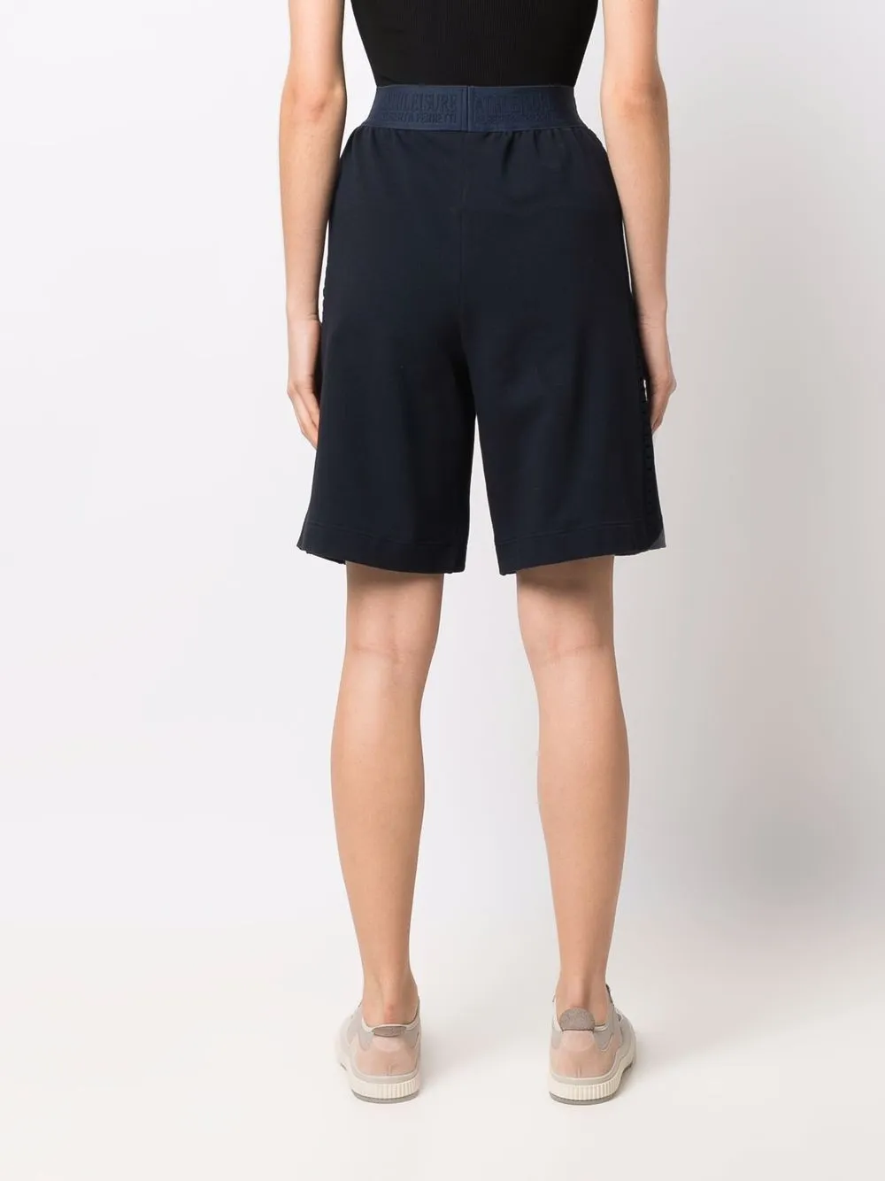 Alberta Ferretti Shorts met uitgesneden detail Blauw