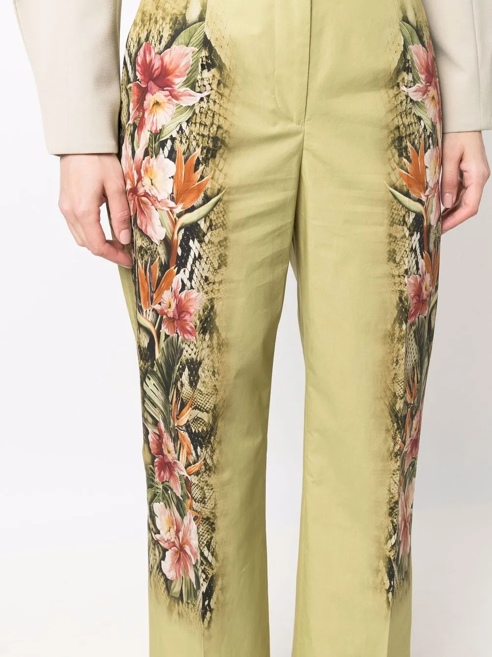 Alberta Ferretti Flared broek Groen