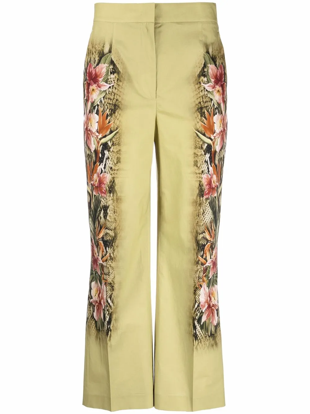 Alberta Ferretti Flared broek Groen
