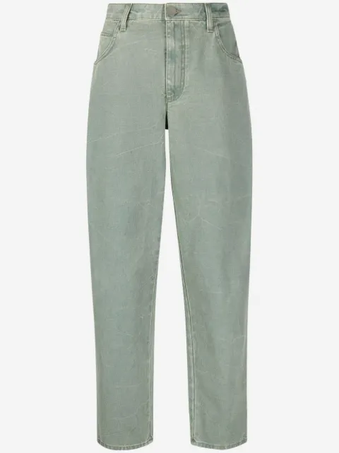 Alberta Ferretti high-waisted tapered jeans