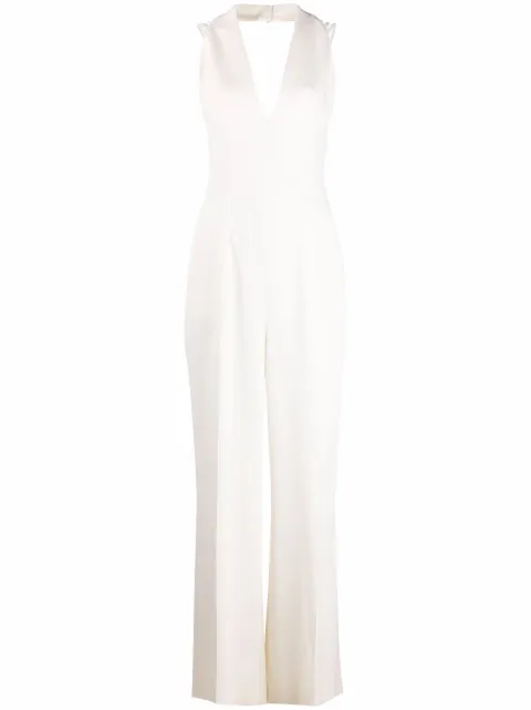 Alberta Ferretti sleeveless halterneck jumpsuit