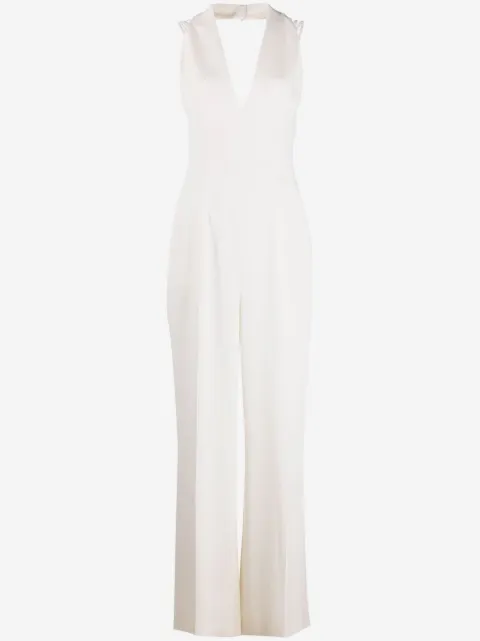 Alberta Ferretti sleeveless halterneck jumpsuit
