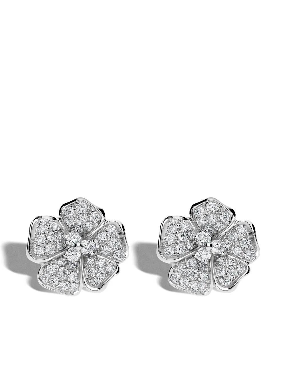 

LEO PIZZO 18kt white gold Flora diamond earrings - Silver