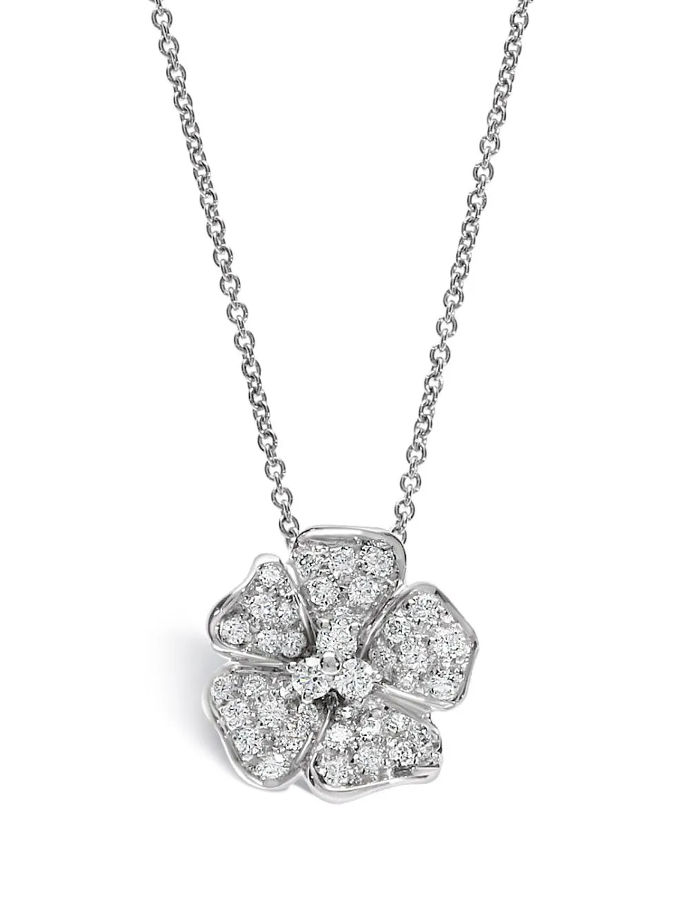 

LEO PIZZO 18kt white gold Flora diamond necklace - Silver