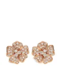 LEO PIZZO 18kt rose gold Flora diamond earrings - Pink