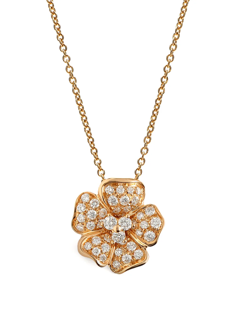 LEO PIZZO Flora ダイヤモンド ネックレス 18Kローズゴールド 通販