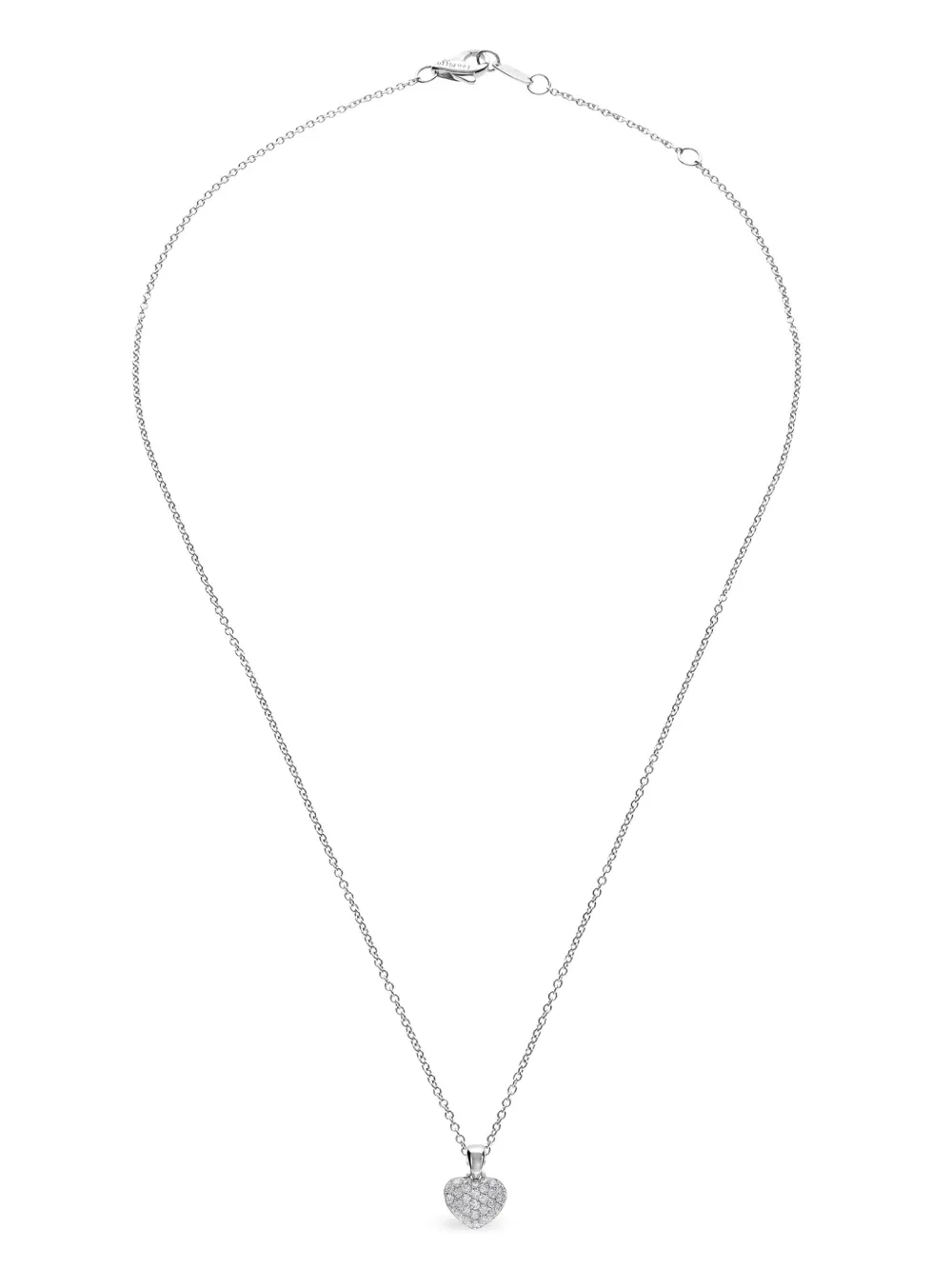LEO PIZZO 18kt white gold Amore diamond necklace