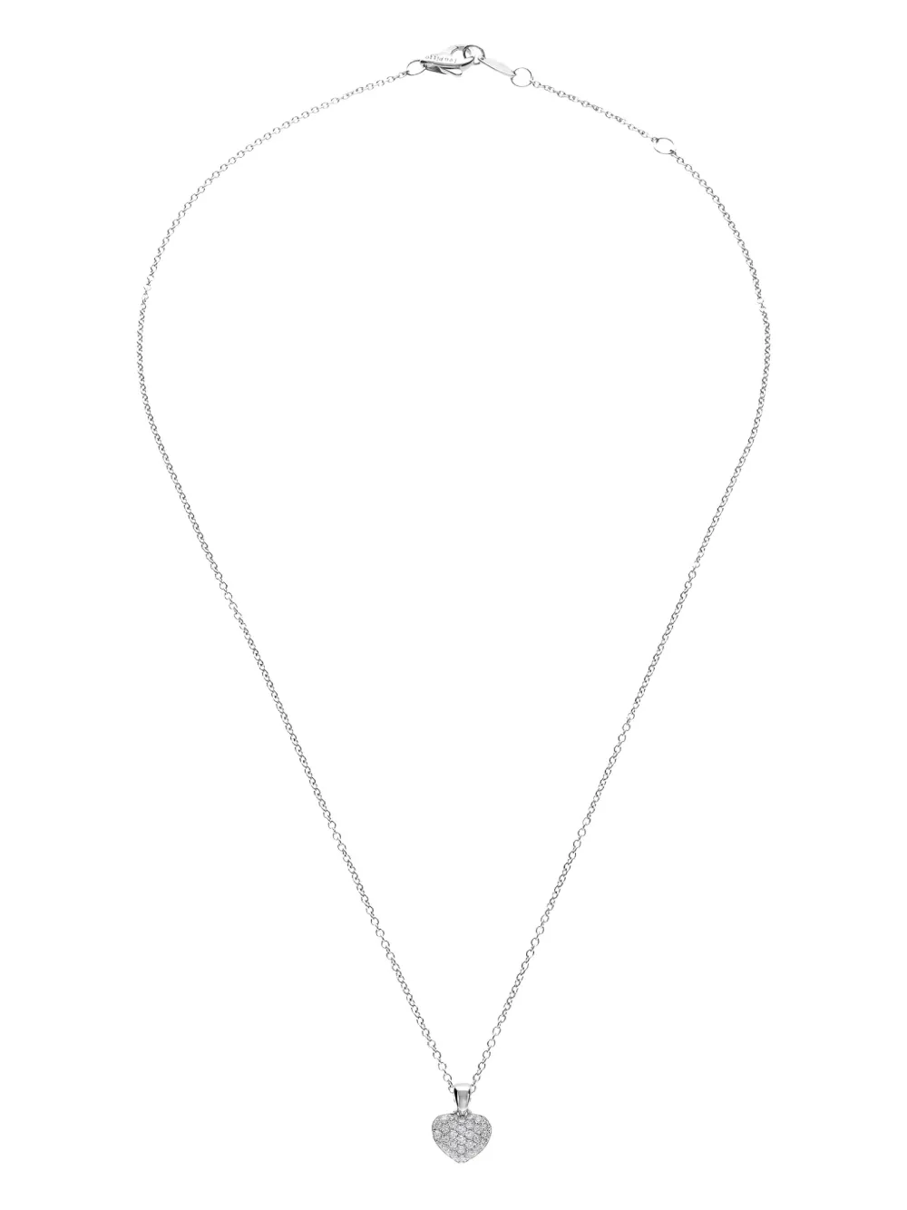 LEO PIZZO 18K white gold Amore diamond necklace