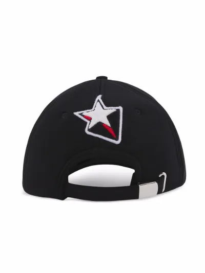 logo-patch cotton baseball cap 