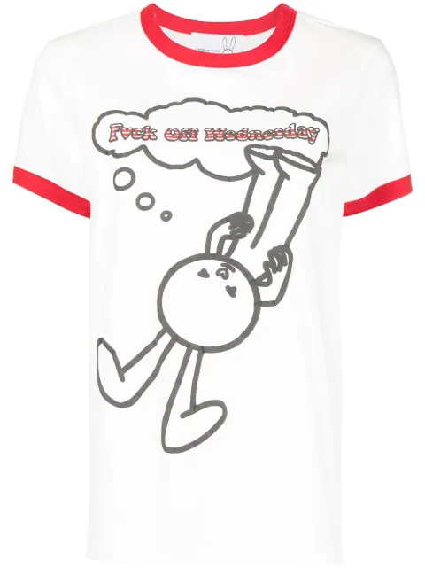 Natasha Zinko graphic-print short-sleeved T-shirt