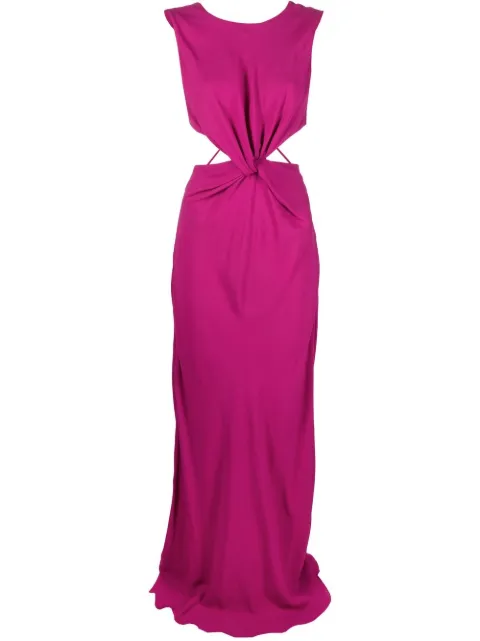 Alberta Ferretti Abito da sera con dettaglio cut-out