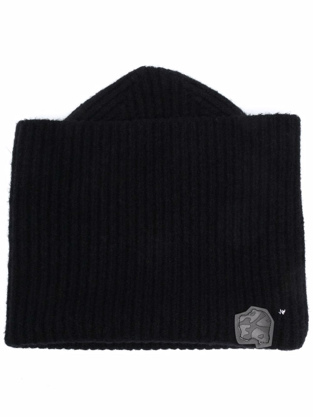 

Ader Error gorro con dobladillo oversize - Negro