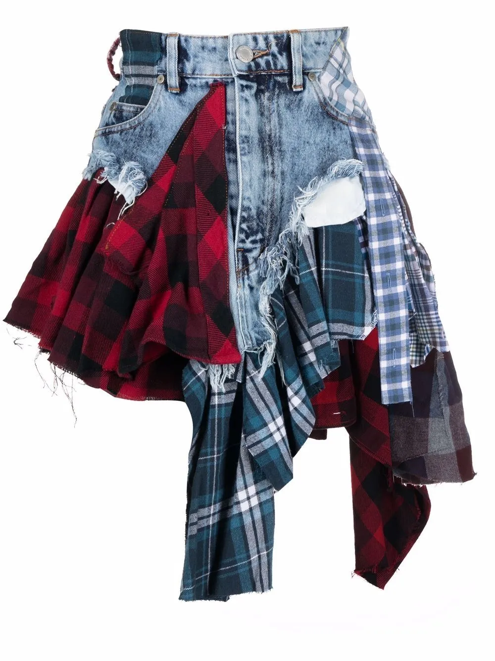 patchwork-design skirt | Natasha Zinko 