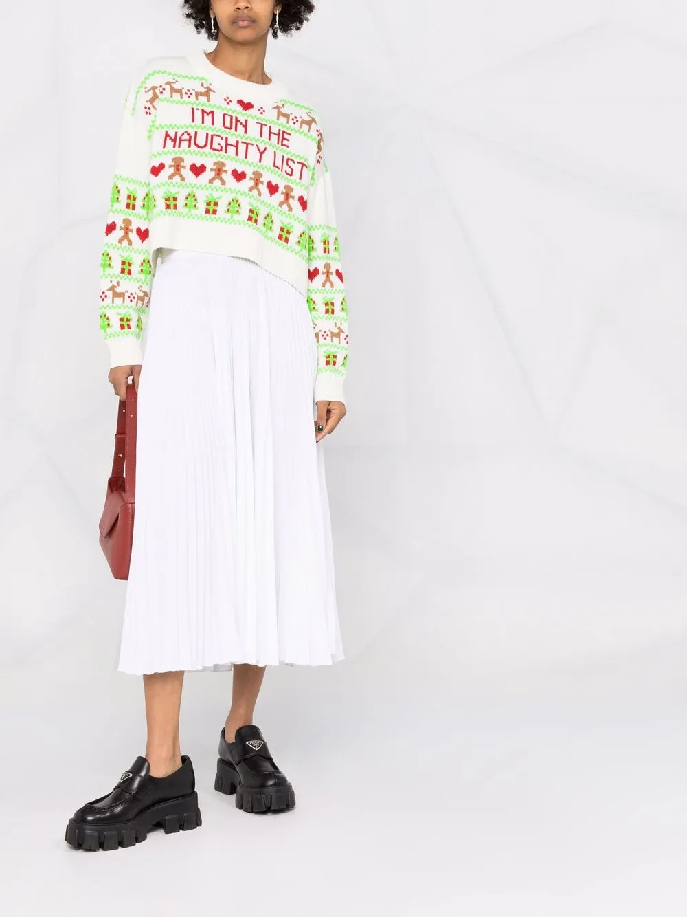 Philosophy Di Lorenzo Serafini Cropped trui - Wit